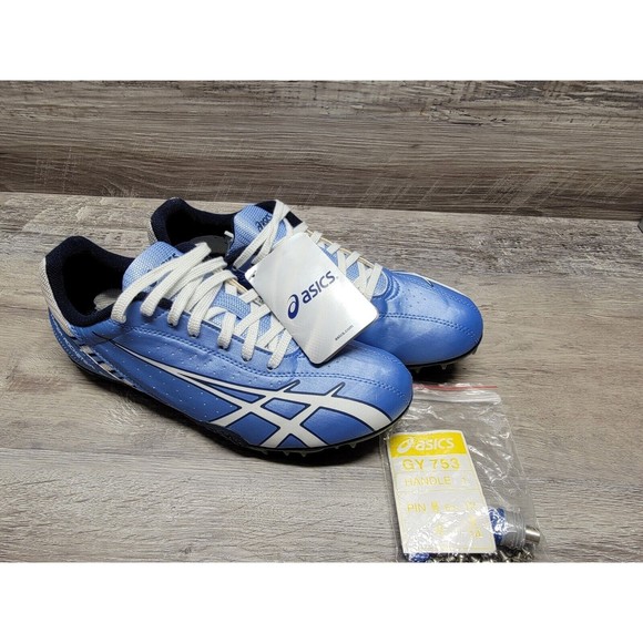 ASICS Women's Hyper-Rocket Girl Sp5 Track Shoe - L. Blue White - Size 9 - Picture 1 of 8
